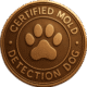 Certified Mold Detection Dog Badge