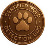 Certified Mold Detection Dog Badge